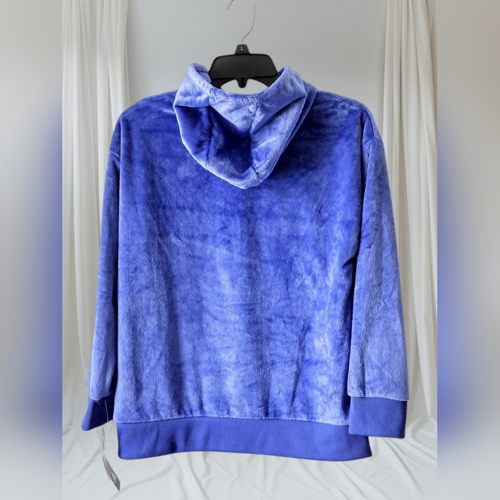 Girls Adidas Hooded Fleece Sweatshirt Size XL - Picture 2 of 4